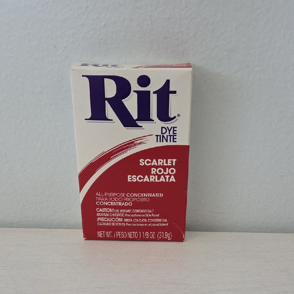 Rit Scarlet All Purpose Fabric Dye